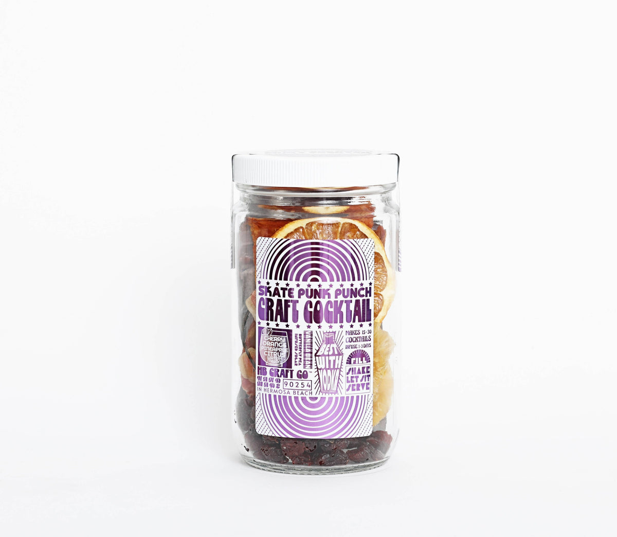 Skate Punk Punch Craft Cocktail / Mocktail Drink Kit Jar –