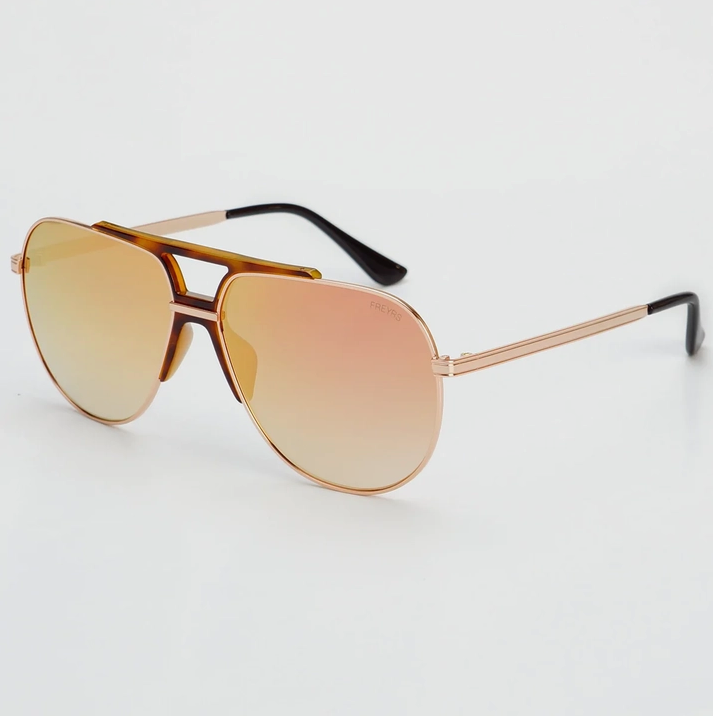 Logan Pink Mirror Sunglasses –