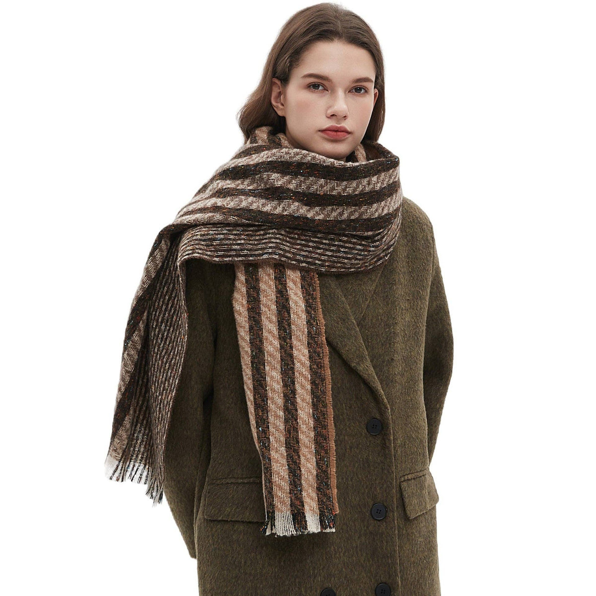 Scarvii - Striped Winter Scarf –