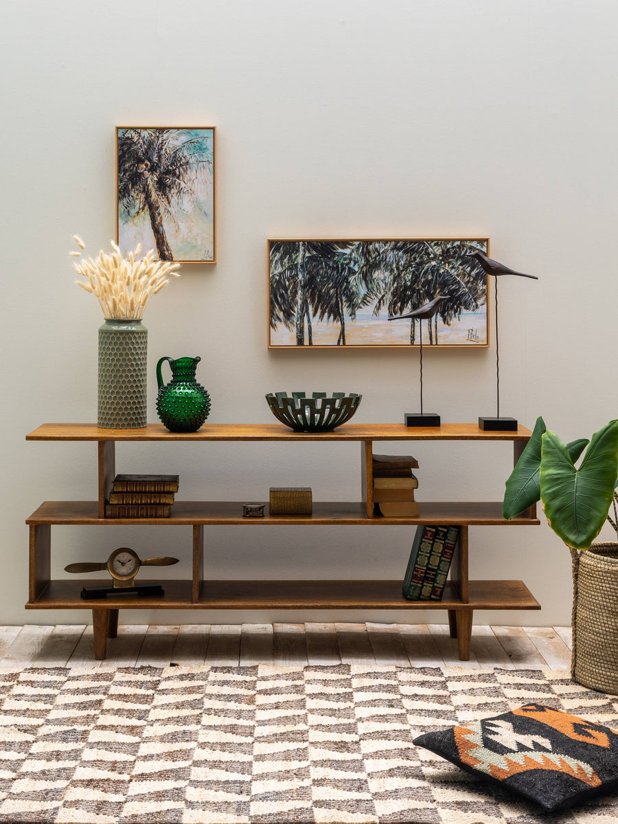 Zig Zag Low Bookcase –