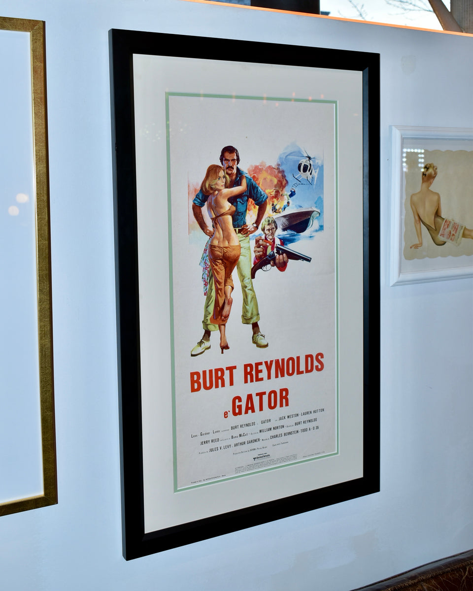 Custom Framed Gator Poster –