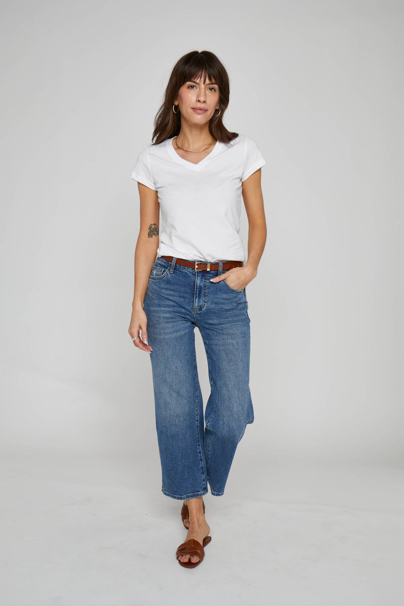Addington Ankle Crop High Rise Jean, Vintage Worn – WEF-85-123