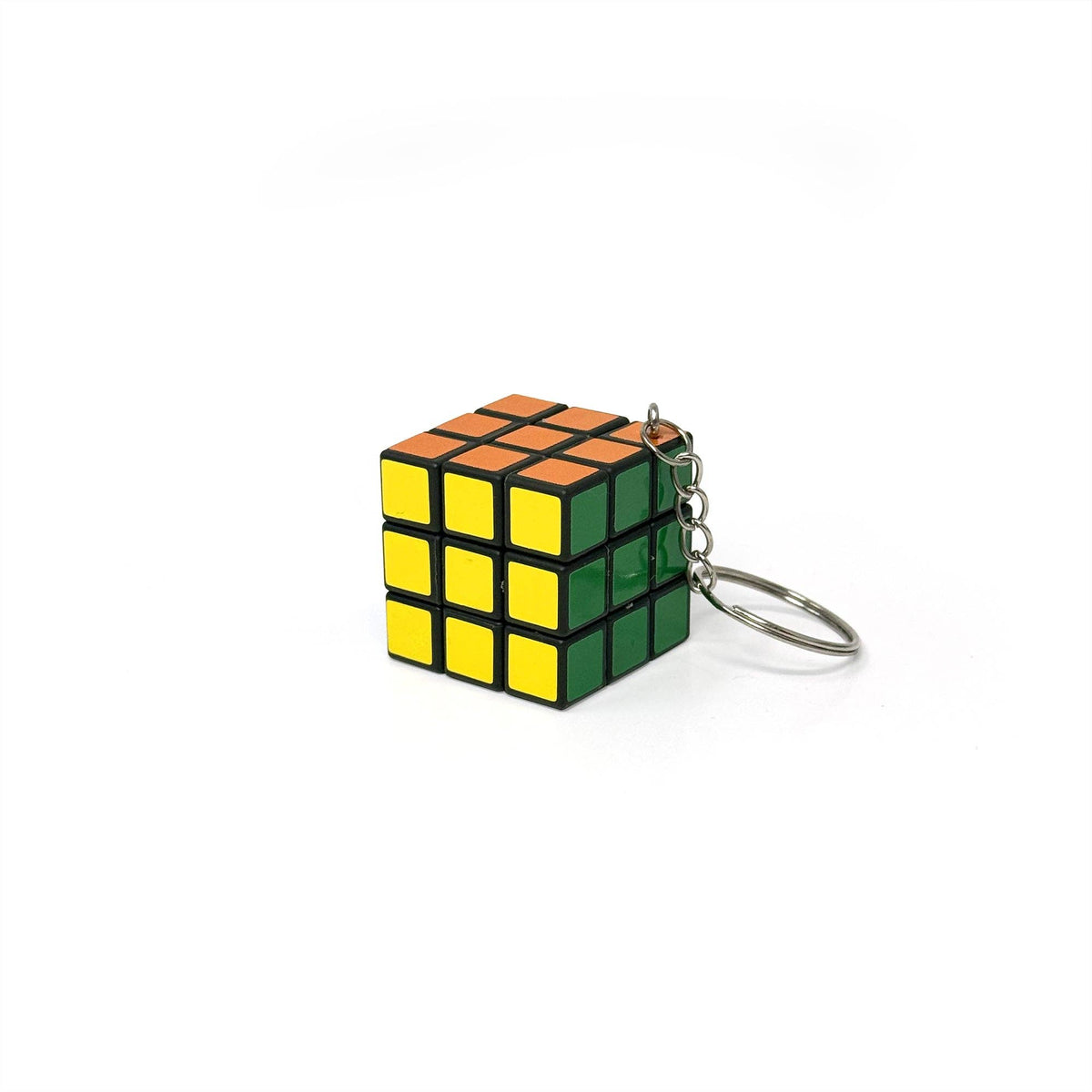 Retro Cube Game Keychain – Classic Puzzle Gamer Charm –