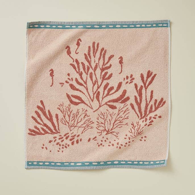 Coral Hand Towel –