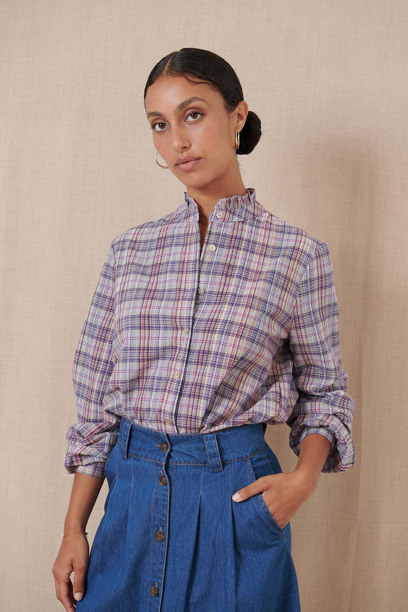 Tea Plaid shirt –