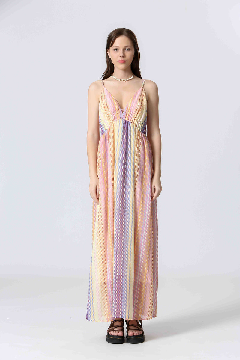 Printed Maxi Dress –